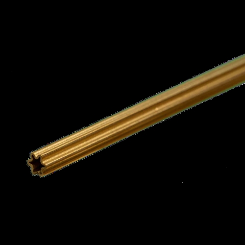 K&S Metal 5088 Messing-Sternrohr (klein) 0,356 mm x 304,8 mm, 1 Stk.