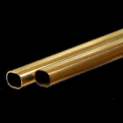  K&S Metal 5094 Ovales Messingrohr 0,356 mm x 304,8 mm, 1 Stück