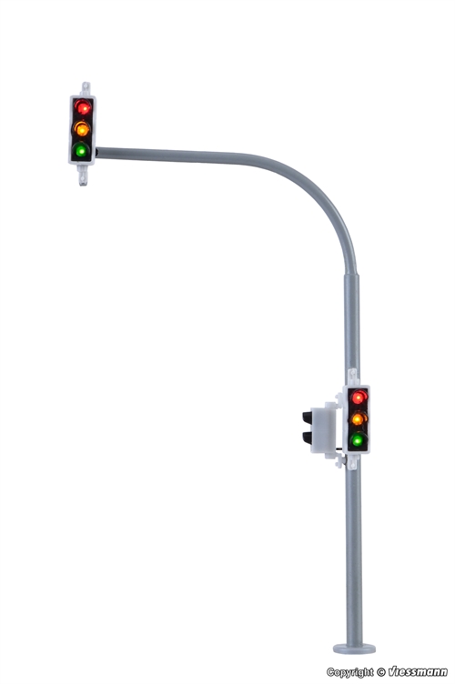 Viessmann 5094 Bogenampel mit Fußgängersignal und LEDs, 2 Stück, H0