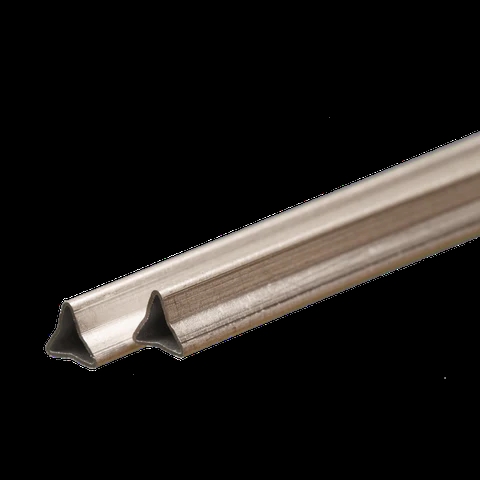 K&S Metal 5098 Dreieckiges Aluminiumrohr, 304,8 mm lang, 2 Stück