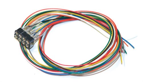 ESU 51950 NEM-Buchse, 8-polig mit Kabel 30 cm