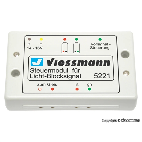 Viessmann 5221 Steuermodul für Einfahrtsblocksignal.