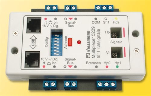 Viessmann 5229 Multiplexer für Viessmann-Signale mit Multiplex-Technologie