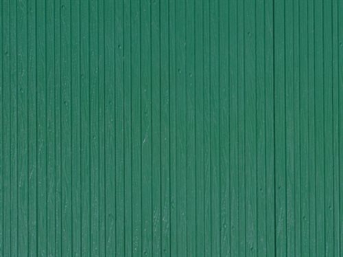 Auhagen 52419 Dekoteller, Kunststoff, Brettwand, grün, Größe 100 x 200 mm H0/TT