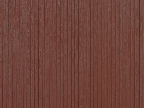 Auhagen 52420 Dekoteller, Kunststoff, Brettwand, dunkelbraun, Größe 100 x 200 mm H0/TT