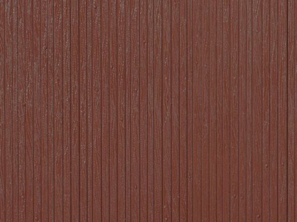 Auhagen 52420 Dekoteller, Kunststoff, Brettwand, dunkelbraun, Größe 100 x 200 mm H0/TT