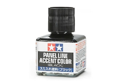 Tamiya 87131 TAMIYA Panel Line Akzentfarbe Schwarz (40ml)