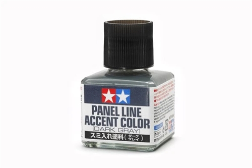 Tamiya 87199 TAMIYA Panel Line Akzentfarbe Dunkelgrau (40ml)