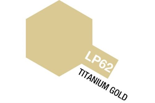 Tamiya LP-62 TAMIYA LACKFARBE LP-62 Titangold (MG) 10 ml