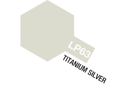 Tamiya LP-63 TAMIYA LACKFARBE LP-63 Titansilber (MG) 10 ml