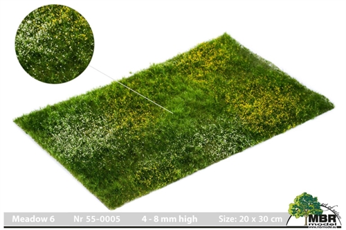 MBR 55-0006 Grasmatte, Wiese, 4-8 mm, Größe 20 x 30 cm