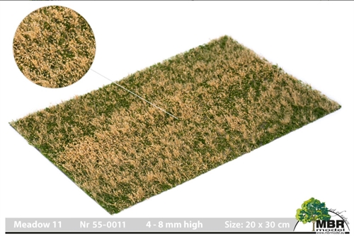 MBR 55-0011 Grasmatte, Wiese, 4-8 mm, Größe 20 x 30 cm