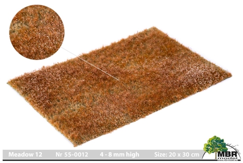 MBR 55-0012 Grasmatte, Wiese, 4-8 mm, Größe 20 x 30 cm