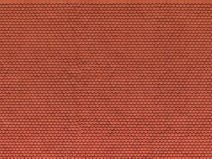 Noch 56690 3D-Karton, Ziegel, rot, 25 x 12,5 cm, H0