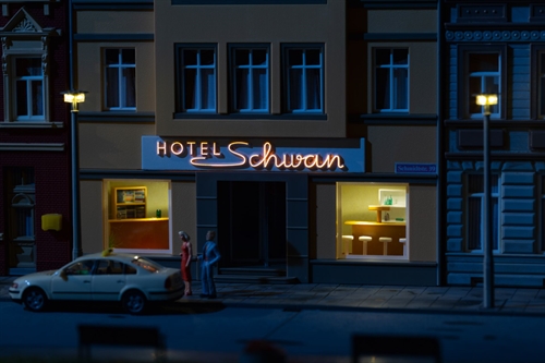 Auhagen 58101 LED-Beleuchtung „Hotel Schwan“, H0