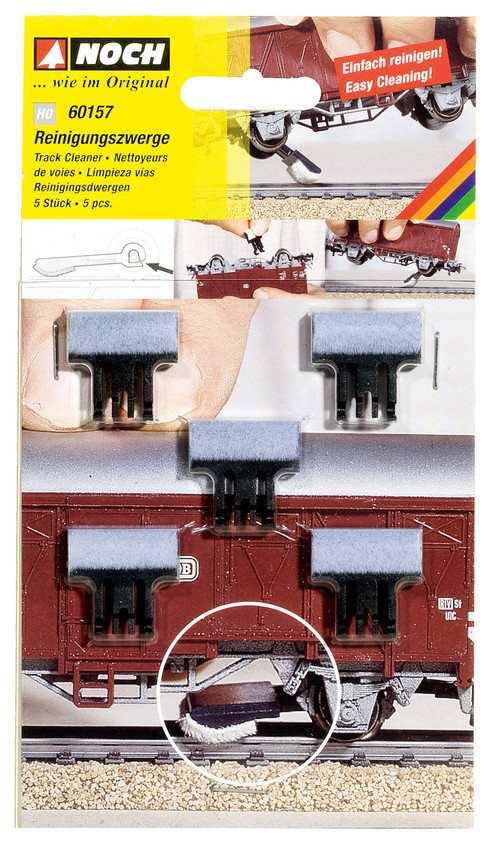   Noch 60157 Schienenreinigungsblöcke für Waggons H0