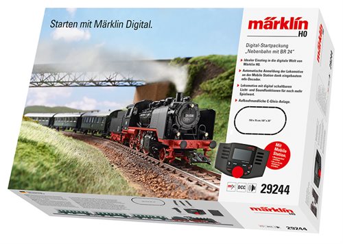 Märklin 29244 Digital-Startpackung "Nebenbahn mit BR 24"