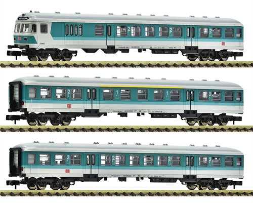 Fleischmann 6260090 3-teiliges Set (1): Nahverkehrswagen, DB AG