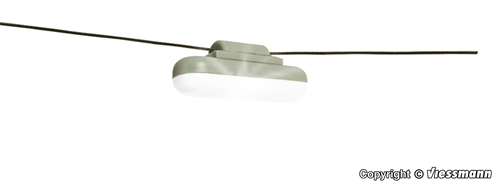 Viessmann 6366 Hängeleuchte mit Seilaufhängung, LED weiß, H0