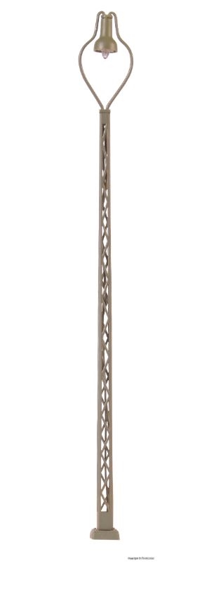 Viessmann 6387 Gittermastleuchte Hof/Saale, LED warmweiß, H0