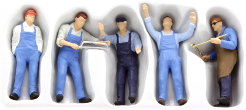 Preiser 65332 Handwerker, Fünf Figuren, Spur 0