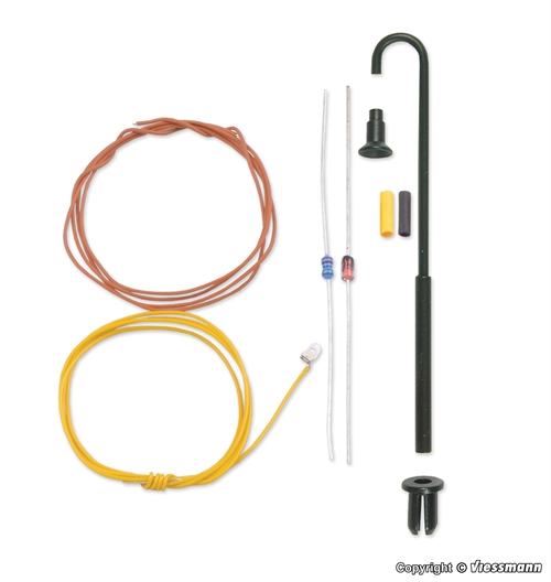 Viessmann 6624 Bogenlampe, LED-Bausatz, Spur N