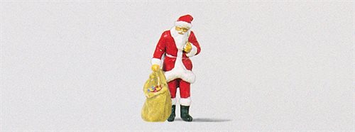 Preiser 29027 Weihnachtsmann mit Geschenksack. H0.