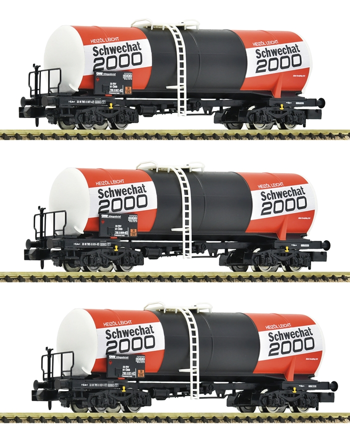 Fleischmann 6660073 3-teiliges Set, Kesselwagen, ÔBB, Episode IV, Spur N