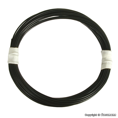Viessmann 6890 Extra dünnes Kabel 0,03 mm2, 5 Meter, schwarz
