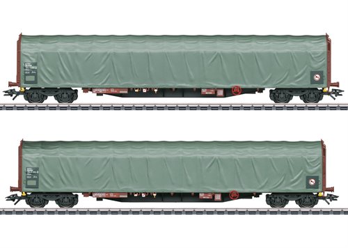 Märklin 47114 Schiebeplanenwagen-Set DSB,  ep V