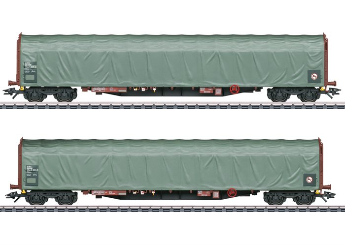 Märklin 47114 Schiebeplanenwagen-Set DSB,  ep V