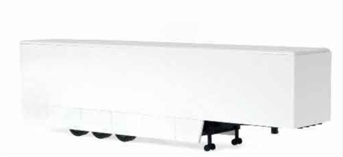 Rietze 70092 Jumbo-Anhänger, weiß, H0