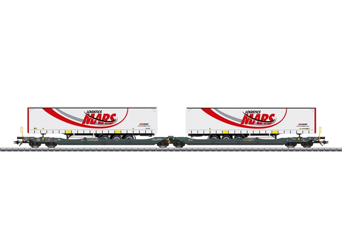Märklin 47472 Doppeltaschenwagen Sdggmrss, Folge VI, KOMMT NEU 2024