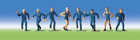 Faller 156015 Soldaten im Training, acht Figuren, H0
