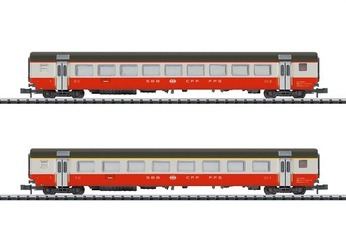 Minitrix 18721 Schnellzugwagen-Set „Swiss Express“, Teil 2