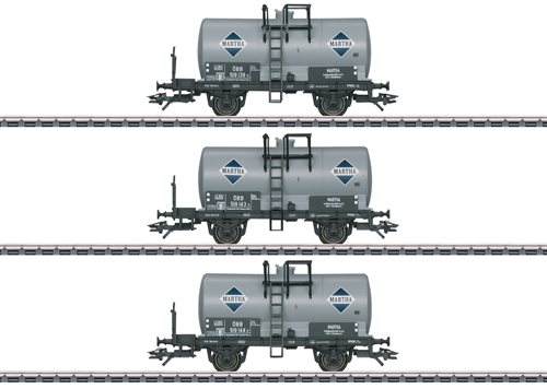 Märklin 46755 Oldtimer-Kesselwagen-Set, ep II