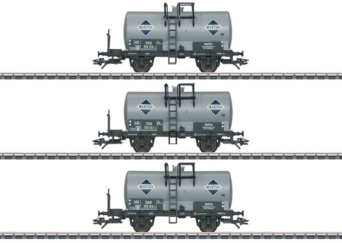 Märklin 46755 Oldtimer-Kesselwagen-Set, ep II