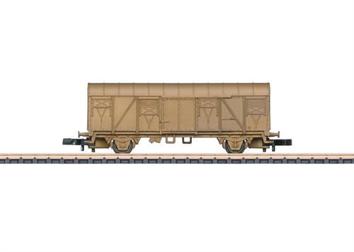 Märklin 86004 Geschlossener Güterwagen in Echtbronze, Ep. V, Spur Z