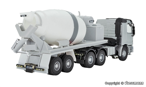 Viessmann 8230 MB ACTROS 2-Achs Betonmischer-Sattelzug, Funktionsmodell