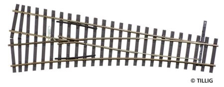 Auch 85631 Rechtsschalter, 18 Grad, Radius 490, 155 mm lang