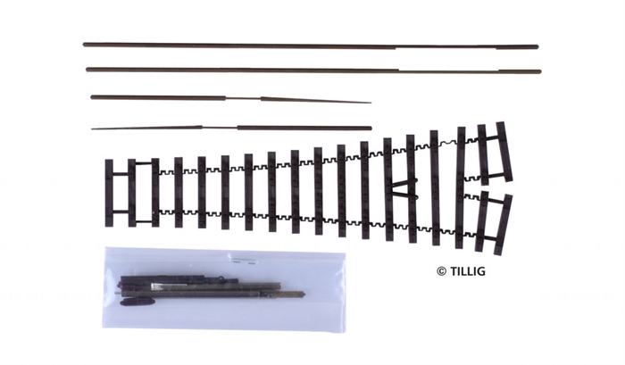 Auch 85140 Gebogenes Gleis, R1 30 Grad, H0