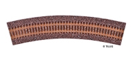 Tillig 86505 Gleisbettung Elite dunkel (braun) - für gebogene Gleise R41/30°
