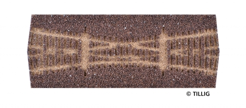 Tillig 86528 Schienenbettung Elite Dunkelbraun) - für einzelne Gleitpunkte