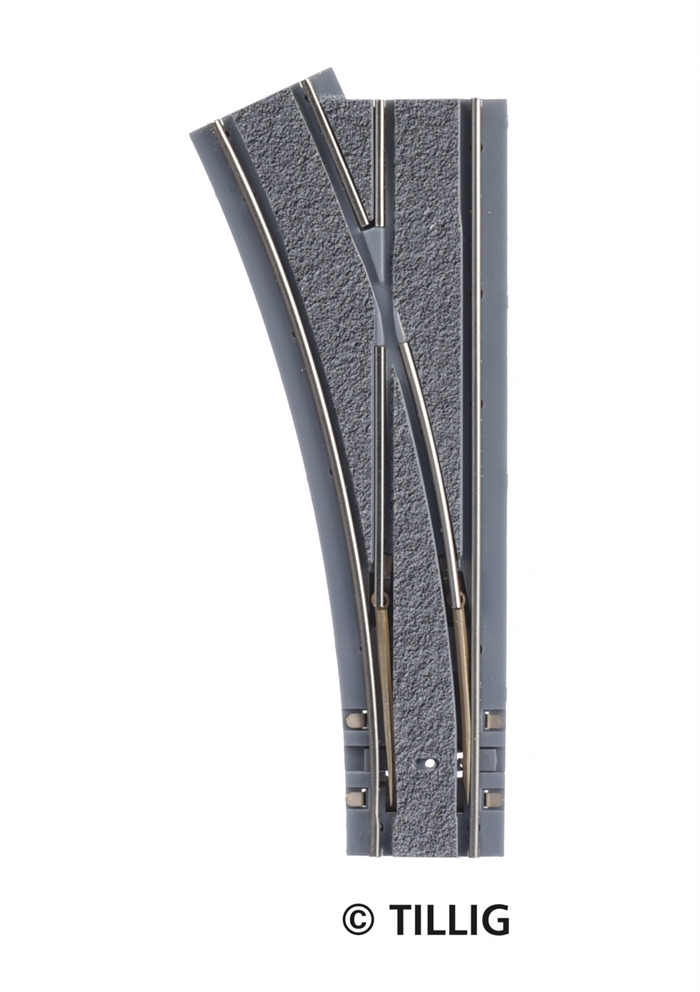 Auch 85140 Gebogenes Gleis, R1 30 Grad, H0