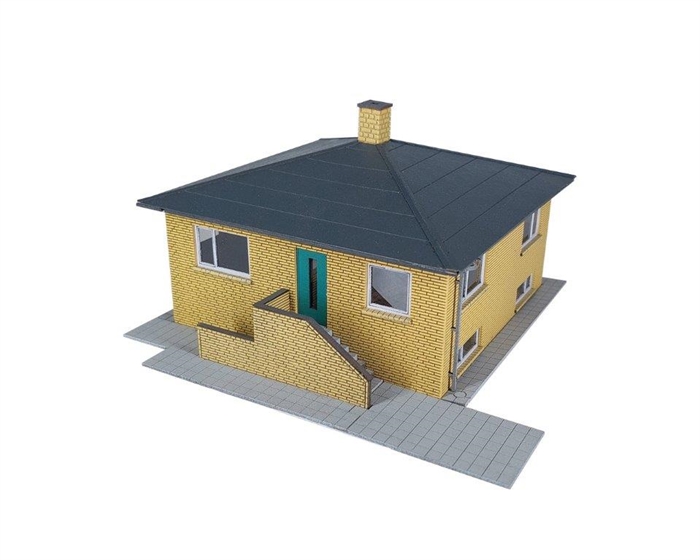 Hobbytrade 87291 Bungalow, gelbe Steine, H0