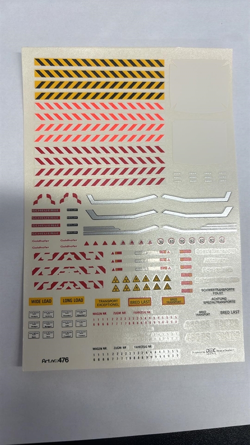 DMC Decals 87-396 Skandinavisk Fjerntransport 1/87