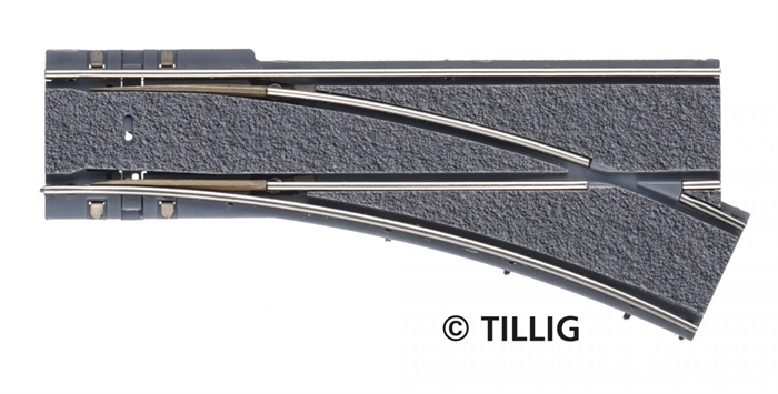 Auch 85140 Gebogenes Gleis, R1 30 Grad, H0
