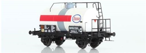 Dekas 871041 21 RIV 86 DSB 070 0 221-8, ESSO, weißer Kessel mit rotem Band, ca. 1972–80