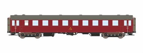 Dekas 876143 DSB CL 1508, graues Dach, modernisiertes Toilettenfenster, ca. 1962-66 NEU KOMMT 2025