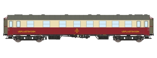 Dekas 876185 DSB Buh 50 86 89-25 702-2 Ausflugswagen, ca. 1969-74, NEU KOMMT 2025
